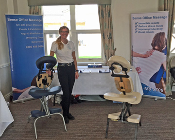 Sense providing office massage in Harrogate