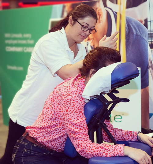 Event Massage Solutions for Conferences and Trade Shows