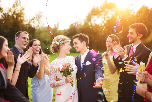 Wedding group photo